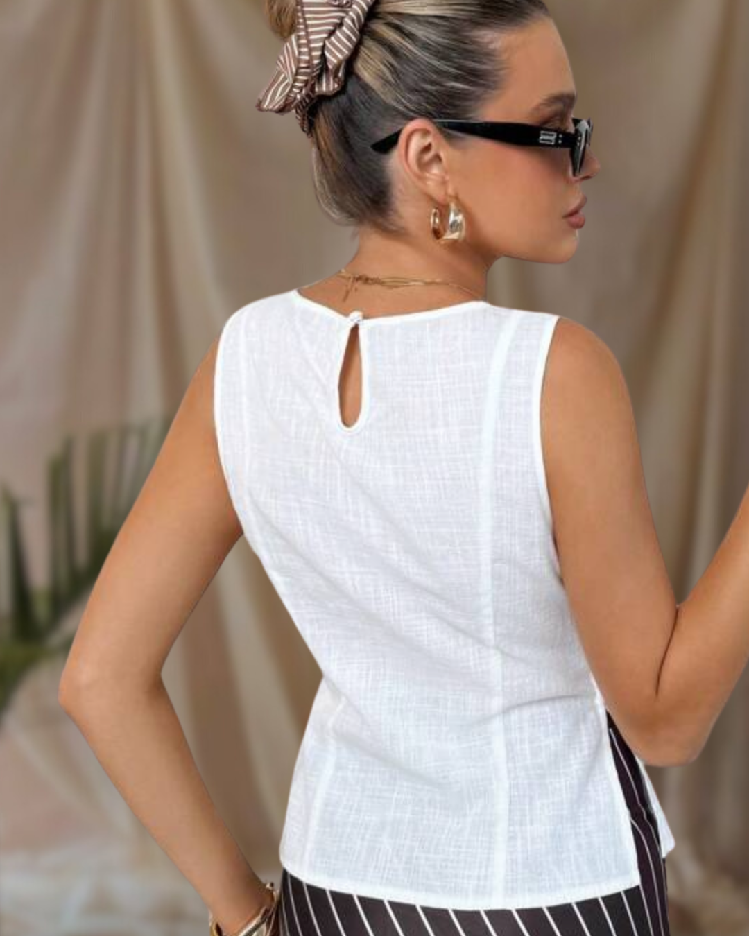 Buttoned Breeze Top